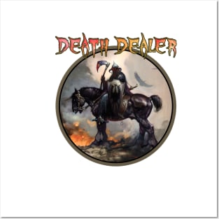 Death Dealer (Black Print) Posters and Art